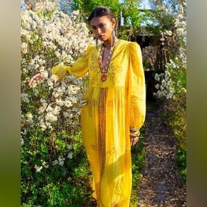 Alix of Bohemia Winifred Dress in Amber